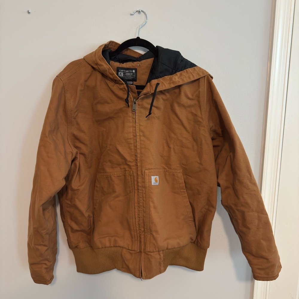 Carhartt Brown Performance Jacket with Hood
